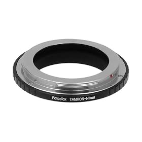 Fotodiox Tamron Adaptall II Lens Adapter for Nikon, fits Nikon D1, D1H, D1X, D2H, D2X, D2Hs, D2Xs, D3, D3X, D3s, D4, D100, D200, D300, D300S, D700, D800, D800E, D40, D50, D60, D70, D70S, D80, D40X, D90, D3000, D3100, D3200, D5000, D5100, D7000, Fuji S1, S2, S3, S5