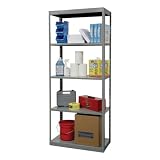 Hallowell DuraTech Pass-Thru Shelving w/ 5 Shelves (36 W x 18 D x 87 H)