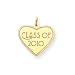 14k Class of 2010 Heart Charm