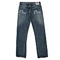 Evisu bleached logo denim jeans EVIS0741