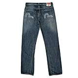 Evisu bleached logo denim jeans EVIS0741