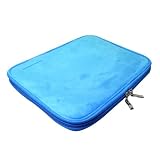 CaseCrown Double Memory Foam Netbook Pouch (Sky Blue Faux Suede) to Carry the Acer Aspire One AOD250-1064 10.1-Inch Netbook