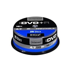 Intenso DVD+R  4,7 GB 16x DVD-Rohlinge bedruckbar kratzfest 25er Spindel