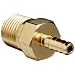 Parker 2-2 B2HF-B Brass Barbed Connector To Male Pipe 1/8" Hose Barb x 1/8" Male NPT