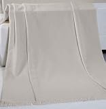 Bocasa by biederlackborbo 52513 Wohn- und Schlafdecke Orion Cotton Plus ca. 150 x 200 cm, silber