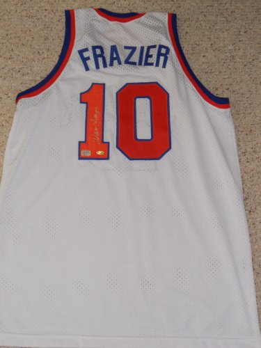 Walt Frasier signed autographed Authentic jersey New York Knicks AAA