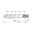 SOHO 4-Port KVM Switch; VGA & PS2/USB