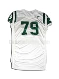 White No. 79 Game Used Eastern Michigan Wilson Football Jersey