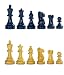 Philos 2275, Schachfiguren, Nero natur/blau KH 95 mm