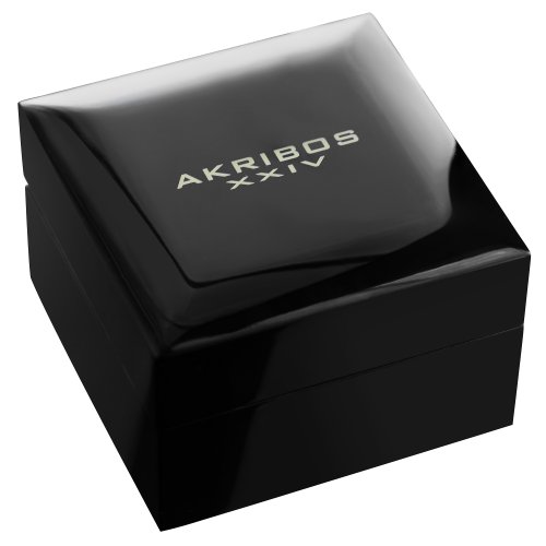 Akribos XXIV Mahogany Wood Gift Watch Case