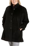 Jones New York Women's Plus Single Breasted A-Line Coat