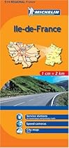 Michelin Map Ile-de-France (Michelin Maps)