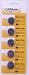 CR2032 Lithium Button Cell 3-volt Batteries, Sold As FIVE Batteries