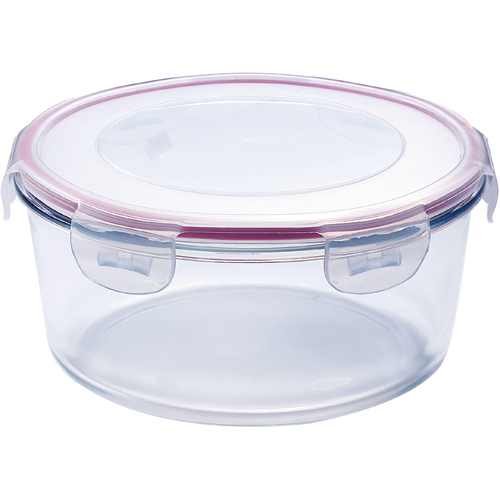 0,9 L Auflaufform Aufbewahrungsbox Rund Glas 