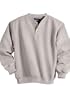 Fashion Fleece Henley, Color: Gray, Size: X-Large
