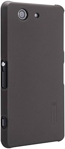 Leevin Frosted Hard Case Cover Shell Pack of Screen Protector Compatible for Sony Xperia Z3 Compact Borwn