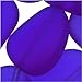 Cultured Sea Glass, Flat Freeform Beads 18-28mm, 5 Pieces, Cobalt Blue