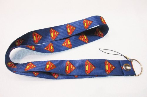 Superman Lanyard key Chain Holder