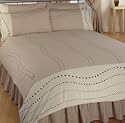 Monaco Natural Super King Duvet Cover Set