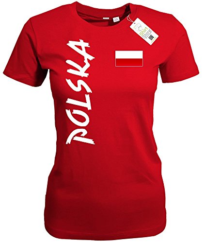 POLSKA FAHNE – POLEN – Rot – WOMEN T-SHIRT by Jayess Gr. S