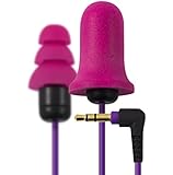 Plugfones Performer New and Improved Line Exercise Ear Plug Earbuds Headphones with Silicone and Foam Hearing Protection...