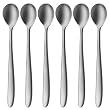 Auerhahn 22 8352 0380 Silk 6-er Set Latte-Macchiatol�ffel Edelstahl 18-10 matt in Geschenkverpackung