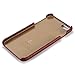 iPhone 6 leather case, Icarercase Premium iPhone 6s Genuine Leather Case Slim Style with 3 Card Slots, Vintage Back Cover for Apple iPhone 6 4.7 Inch in Leather (Brown)