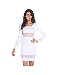 Sexy Knee Length Mesh Tulle  Dress