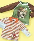 Flapdoodles Baby Boy Forrest Tee