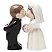 CloseoutZone Bride Groom Kissing Magnetic Salt & Pepper Set