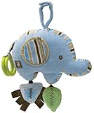 Elephant Activity Toy - Blue 5.5"
