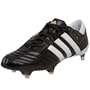 adidas Men's adiPURE III XTRX SG Soccer Cleat,Black/White/Gold,11.5 M