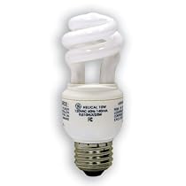 GE 49906 10 Watt (40 Watt equivalent) Energy Smart Soft White Spiral® T3 Light Bulb 3 Count