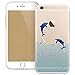 iPhone 6S Case,iPhone 6 Case,FEIKESI iPhone 6/6S Protective Case Soft Flexible TPU Transparent Skin Scratch-Proof Case for iPhone 6/6S (4.7-inch)- Dolphin Pattern