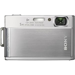 Sony Cybershot DSCT300 10.1MP Digital Camera with 5x Optical Zoom with Super Steady Shot
