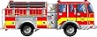 Melissa & Doug LCI436 FLOOR PUZZLE GIANT FIRE TRUCK