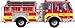 Melissa & Doug LCI436 FLOOR PUZZLE GIANT FIRE TRUCK