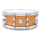 Mapex MPX14 inch x 5.5 inch all maple snare drum in natural finish with chrome hardware