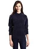 Alfred Dunner Womens Mock Neck Chenille Sweater
