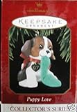 1997 Puppy Love #7 in series Hallmark ornament