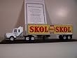 Matchbox Die Cast Skol Lager Tractor Trailer 1:100 SCALE