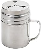 Elizabeth Karmel's Adjustable Dry Rub Shaker with Holes for Medium and Coarse Grind Seasonings, Stainless Steel, 1-Cup Capacity