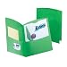 Oxford 50625-60 Contour Two Pocket Portfolios, Green, 25 Per Box