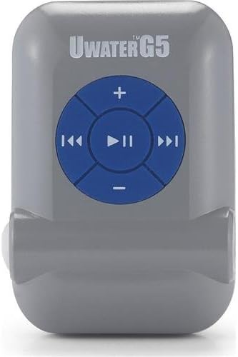 Fitness Technologies UWaterG5 4GB Action MP3/FM Player, 6-8 Hours Playtime, 100% Waterproof, Gray/Blue