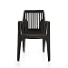 Varmora Designer Chair (Zeus Vertical - Black) RS.1053.00
