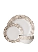 Premier Housewares Vajilla 12 Piezas Natural