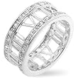 WOMEN'S RINGS STERLING SILVER & VERMEIL W/CLEAR CZ - Roman
