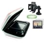 Garmin Nuvi GPS Models Size 4.3 PINK Hard Shell Cube Garmin Accessories Carrying Case for All Garmin Models + Garmin GPS 4.3 Screen Protector + Garmin GPS Holder Car Mount + Live*Laugh*Love Wristband!!!