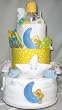 3 Tier Moon and Star Baby Diaper Cake