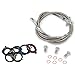 09-19 YAMAHA YFZ450R: Streamline Front Brake Line (Stock) (Clear)